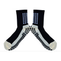 New Fashion Cotton Grid Style Team Sports Fußballsocken Anti-Rutsch-Fußballsocken